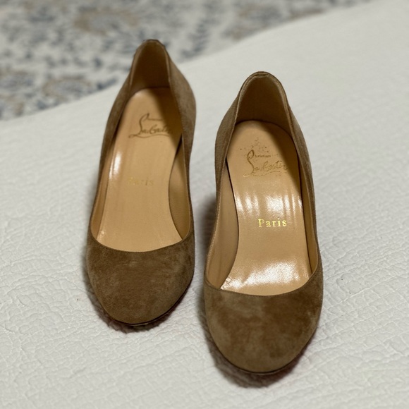 Christian Louboutin Suede Heels ❤️ - Picture 3 of 3